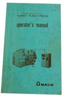 Amada-Amada PEGA NC Turret Punch Press Operators Manual-Pega-01
